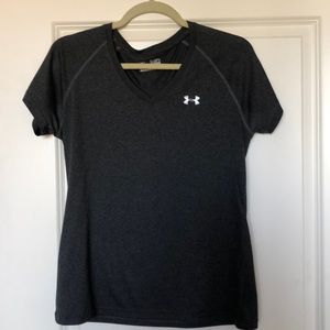 Charcoal Gray Under Armour V-Neck